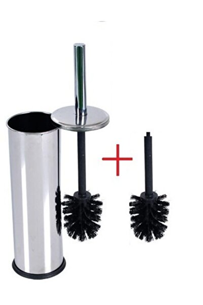 SistemTemizlik Ανοξείδωτη θήκη βούρτσας τουαλέτας / Βούρτσα τουαλέτας χρωμίου / Βούρτσα τουαλέτας / Βούρτσα αντικατάστασης με δώρο..!! !
