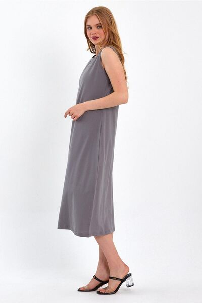 CrazyShopping Αμάνικο Γυναικείο Φόρεμα - Εσωτερική φόδρα