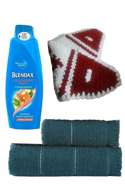 Blendax Pouch Shampoo - Bath Towel and Head Towel