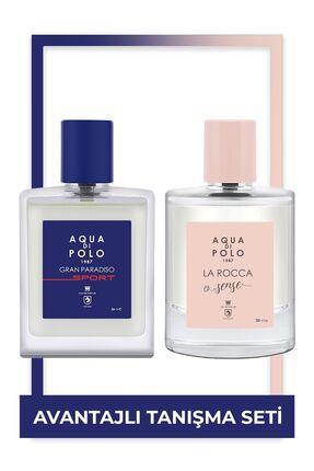Aqua Di Polo 1987 La Rocca Sense ve Gran Paradiso Sport Kad n Erkek 2 li 50 Ml EDP Parfum Seti Fiyat Yorumlar Trendyol