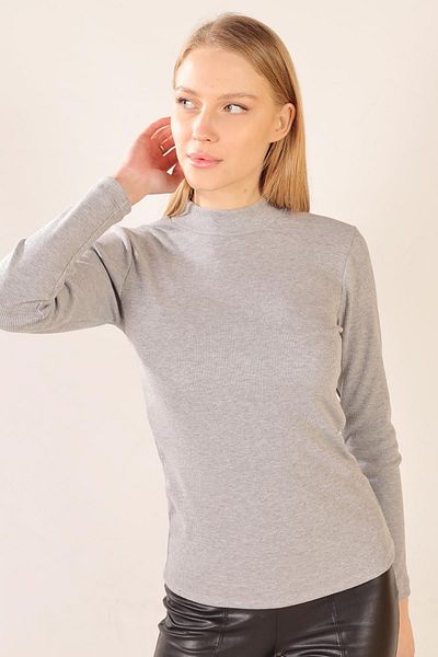 CrazyShopping Γυναικεία μπλούζα με ζιβάγκο καμιζόλα