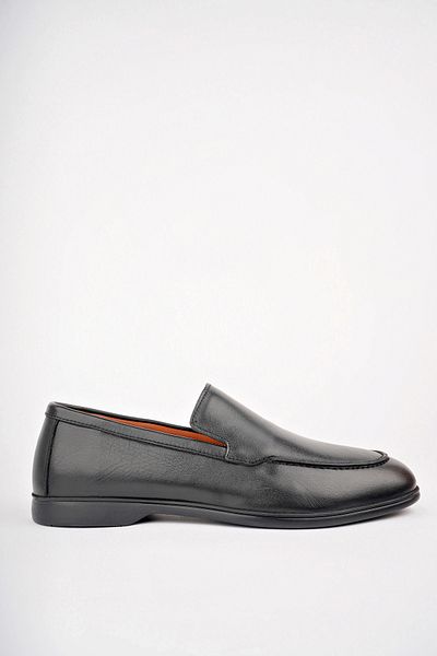 Deripabuc Black Genuine Leather Men's Casual Shoes - Mrd25-0530