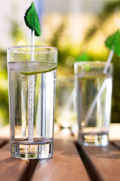 IKEA Set of 6 Long Glasses - Translucent Glass 40 Cl