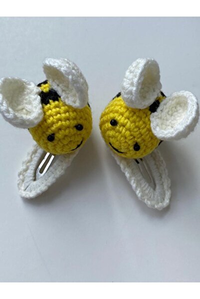 Punch Dükkanı Cute Dude Bee Buzz Buzz Accesoriu pentru păr la modă cu cataramă snap din 2 bucăți