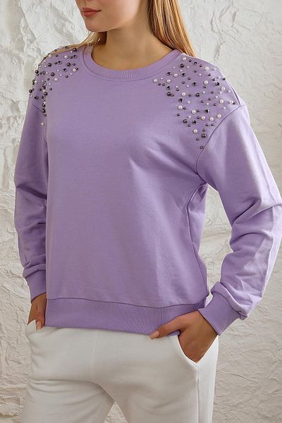 CrazyShopping Hanorac confortabil cu umeri de damă