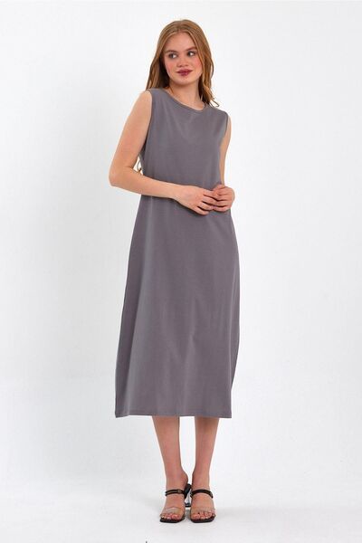 CrazyShopping Αμάνικο Γυναικείο Φόρεμα - Εσωτερική φόδρα