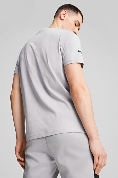 Puma MAPF1 ESS Logo Tee Μαύρο Unisex κοντομάνικο μπλουζάκι