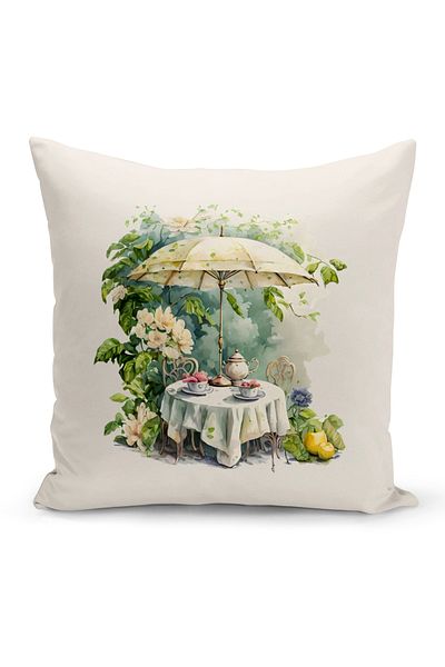 Bertille Home Κάλυμμα μαξιλαριού με ριχτάρι διπλής όψης σειράς Vintage (Vintage κάλυμμα μαξιλαριού)