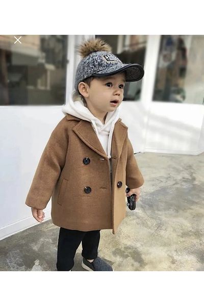barin kids معطف مخيط للأطفال - معطف معزول غير مبطن