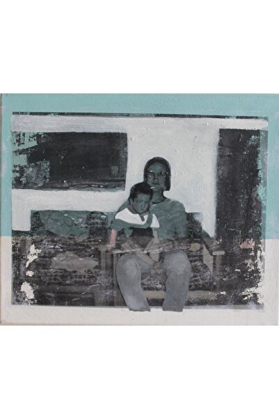 Çağla Aydın Halam Ve Ben, 25x35, Tuval Üzerine Yağlı Boya