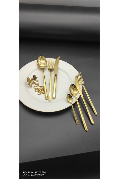 BRONDOFF Lilyum 84 Piece Fork Spoon Knife Set