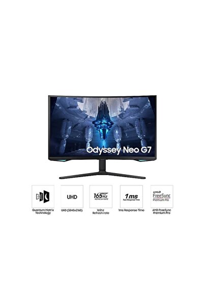 Samsung Odyssey Neo G7 SM-LS32BG750NPXEN 32'' 165Hz 1ms HDMI / DP Curved Monitör