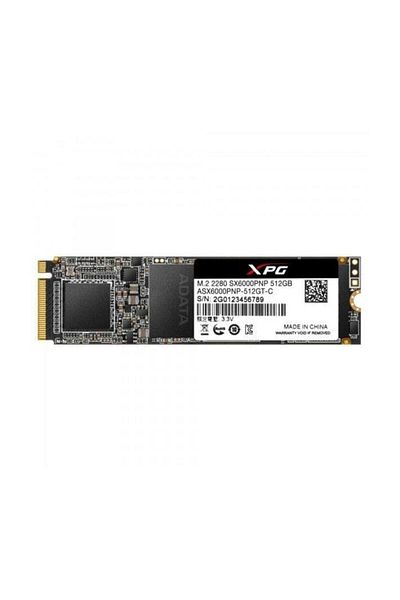 XPG محرك أقراص الحالة الصلبة الداخلي Sx6000 Asx6000pnp-512gt-c 512gb PCIE M.2 2280 2100/1500 (ssd)