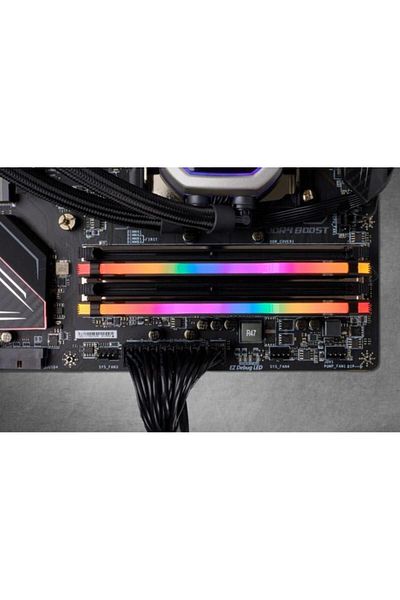Corsair Cmh32gx4m2e3200c16 32gb (2X16GB) Vengeance Rgb Pro Sl Ddr4 3200mhz Cl16 Black Ram