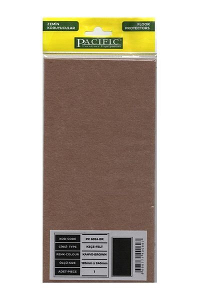 PACIFIC Adhesive Felt Pc6024 Br 120 X 240 Mm Brown