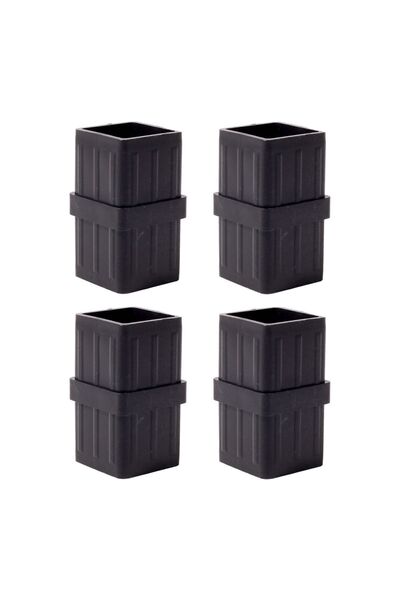 Adem Koç 30x30 Mm Profil Için Plastik Ara Bağlantı Takozu 70 Mm Siyah 4 Adet