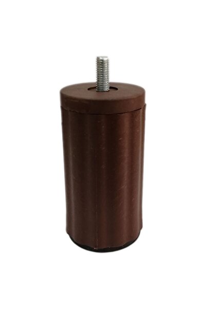 Adem Koç 9,5-15 Cm Ayarlı Plastik Ayak M8 Ince Diş - Koyu Kahverengi