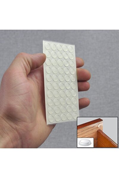 Genel Markalar Yapışkanlı Silikon Ses Stoperi Ve Kaymayı Önleyen Cam Masa Alt...