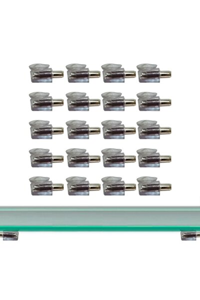 Adem Koç Vantuzlu Metal Cam Raf Pimi 5 Mm (20 Adet)