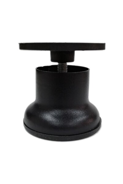 Adem Koç 5 cm diametru 42 mm reglabil dulap metalic dulap noptiera picior de bază negru (4 bucăți)