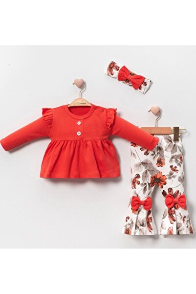 Cherub Baby Rose Floral Flared Baby Girl Suit