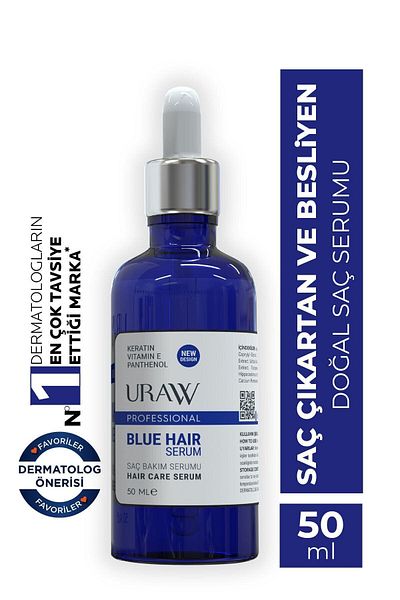 Uraw Blue Hair Blue Serum 50 ml