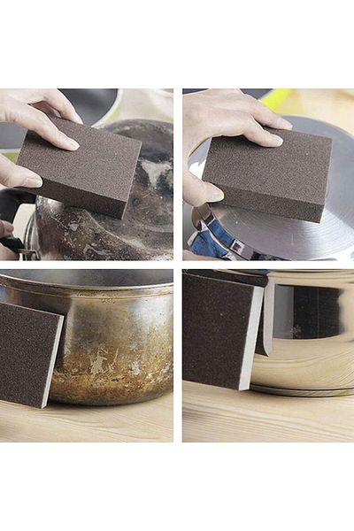 Adem Koç Wedge Sponge Sandpaper for Wood, Furniture, Ceramic and Hobby (80 Grit)