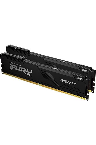 Kingston 32 جيجابايت (2x16 جيجابايت) 3600 ميجا هرتز فيوري Ddr4 كمبيوتر رام Kf436c18bbk2/32