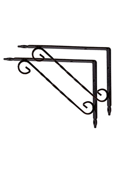 Adem Koç Ferforje Raf Altı Metal L Ayak - 30x20 Cm (2 Adet)