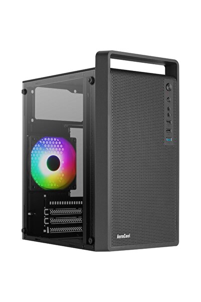 AEROCOOL Cs-109g 1x12cm Frgb Fanlı, Tam Mesh Ön Panel, Micro Atx / Mini Itx S...