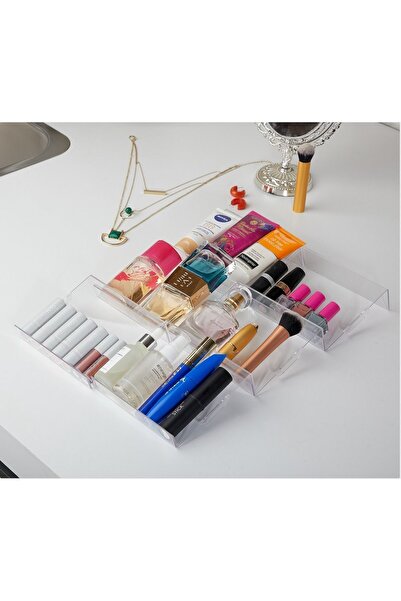 BYYEX Ρυθμιζόμενος οργανωτής συρταριών πολλαπλών χρήσεων 6 τεμαχίων