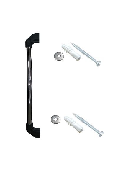 Adem Koç Metal Fixed Disabled Elderly Patient Handle Chrome Plated Grab Bar 65 Cm