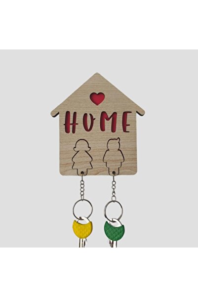 HSWOOD Sevgili Temalı Çift Anahtarlık Home Anahtar Askısı Ev dekorasyon Askılık