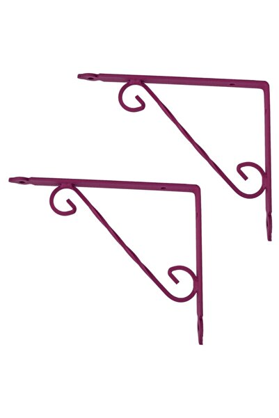 Adem Koç Ferforje Raf Altı Metal L Ayak - 20x15 Cm (2 Adet)