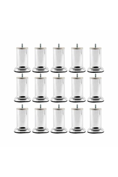 Adem Koç 15 Cm Metal Baza Ayağı M8 Ince Diş (15 Adet)