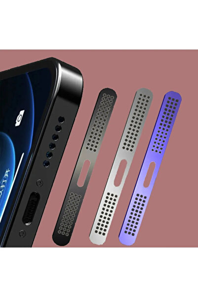 Mopal İphone 15-15Pro-15ProMax-12-13-14-13Pro Toz ve Kir Önleyici Filtre Mikr...