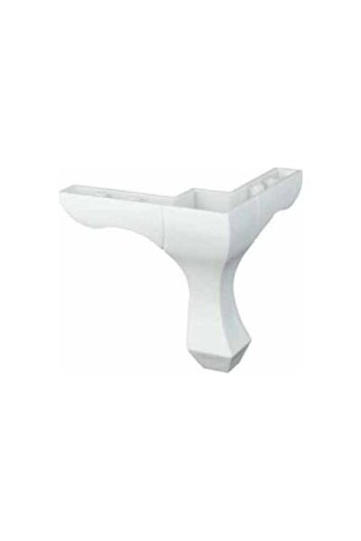 Alış Ticaret Nsp Lükens Baza Mobilya Ayağı 14 Cm Beyaz