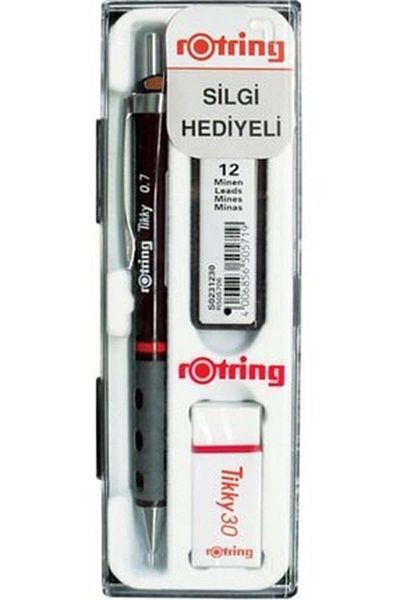 Rotring 1.Class Quality Claret Red Tikky Versatil School Set 0.7