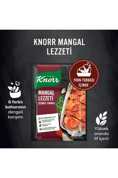 Knorr Mangal Lezzeti Fırında Tavuk Çeşnisi 29g X4 Adet