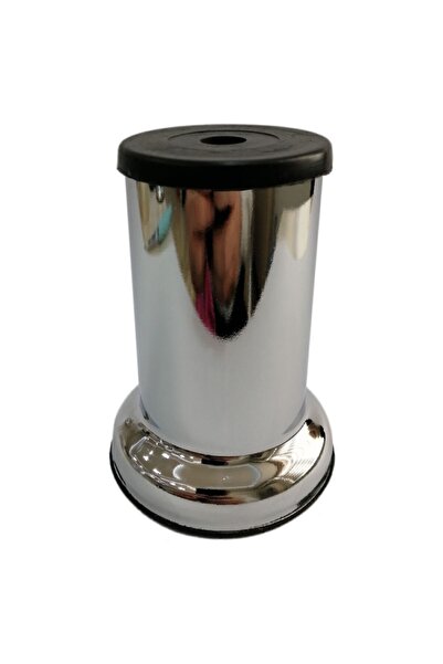 Adem Koç Somunlu Kromajlı Metal Baza Ayağı M8 Ince Dişli 10 Cm