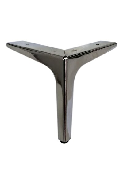 Adem Koç 15 Cm Elegance Mobilier Metalic de Lux Fotoliu Picior de bază Argintiu