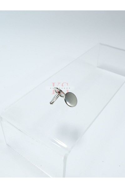 Klinkshop 7 Mm Nickel Color Rivet - Number 33 Rivet Troc Material Package Without Attachments - 100 Pieces - Stainless Brass