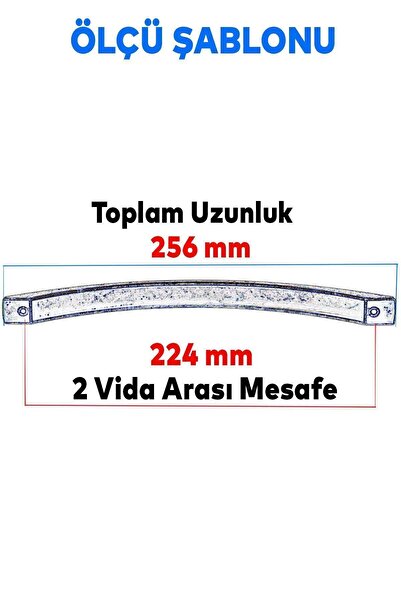 Badem10 224 MM - 22,4 CM Mobilier Berilay Dulap cu sertar de bucătărie Mânere din metal cromat