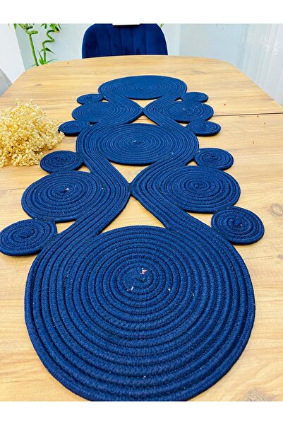 ModaCardin Jüt, Hasır,Sarmal Model, Dekoratif Masa Örtüsü, Runner 40x110 CM, Sehpa Örtüsü, Bohem Tarzı