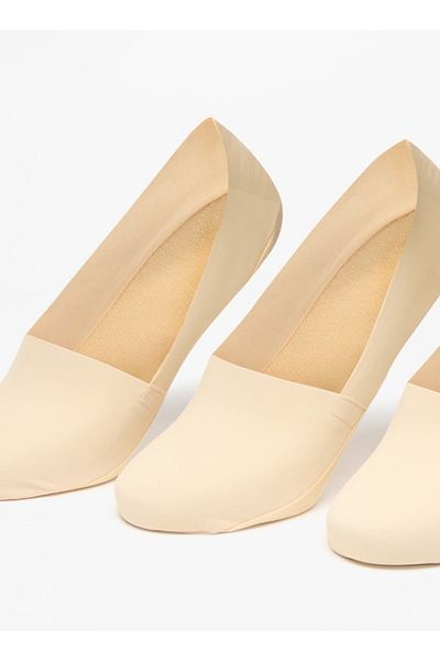 Flora Bella by Shoexpress Flora Bella Solid No Show Socks - Set of 3