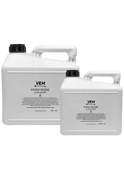 VRM VernikRecineMarketi Ultra Şeffaf Epoksi Reçine - 7,25kg