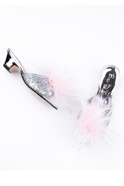 Baby DS Elsa Slippers PomSilver 25