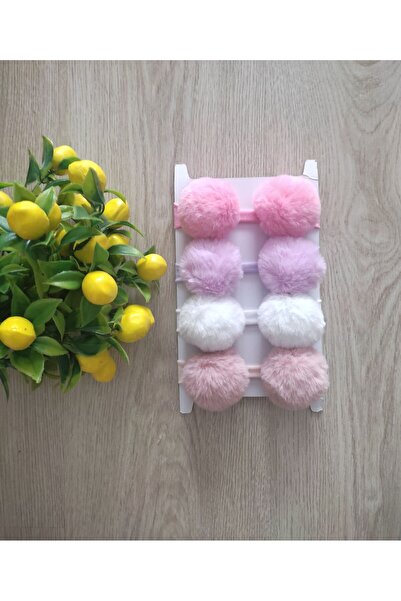 damlakidsmoda Set de bandane colorate moi pentru fetiță - ton pastel 4 piese