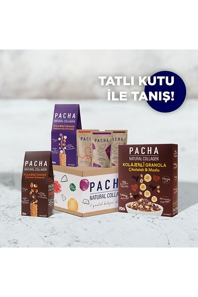 PACHA علبة الكولاجين والبروتين الحلو