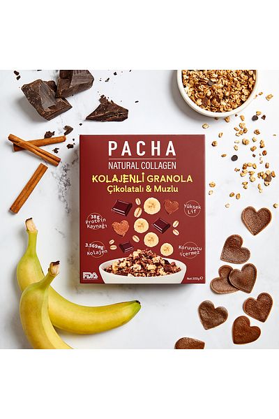 PACHA علبة الكولاجين والبروتين الحلو